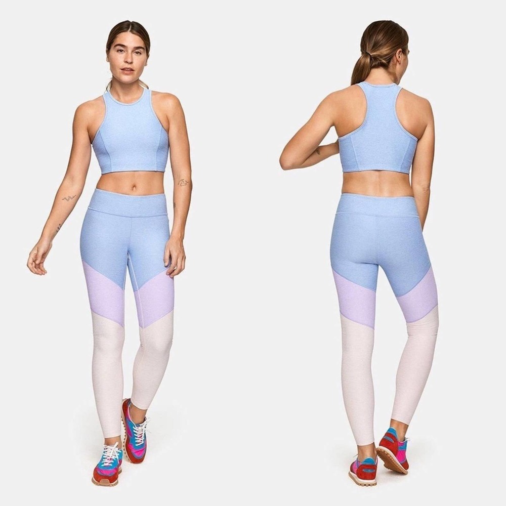 NWT Outdoor Voices 7/8 Springs Leggings in Lilac/Lavender/Dahlia Size XS